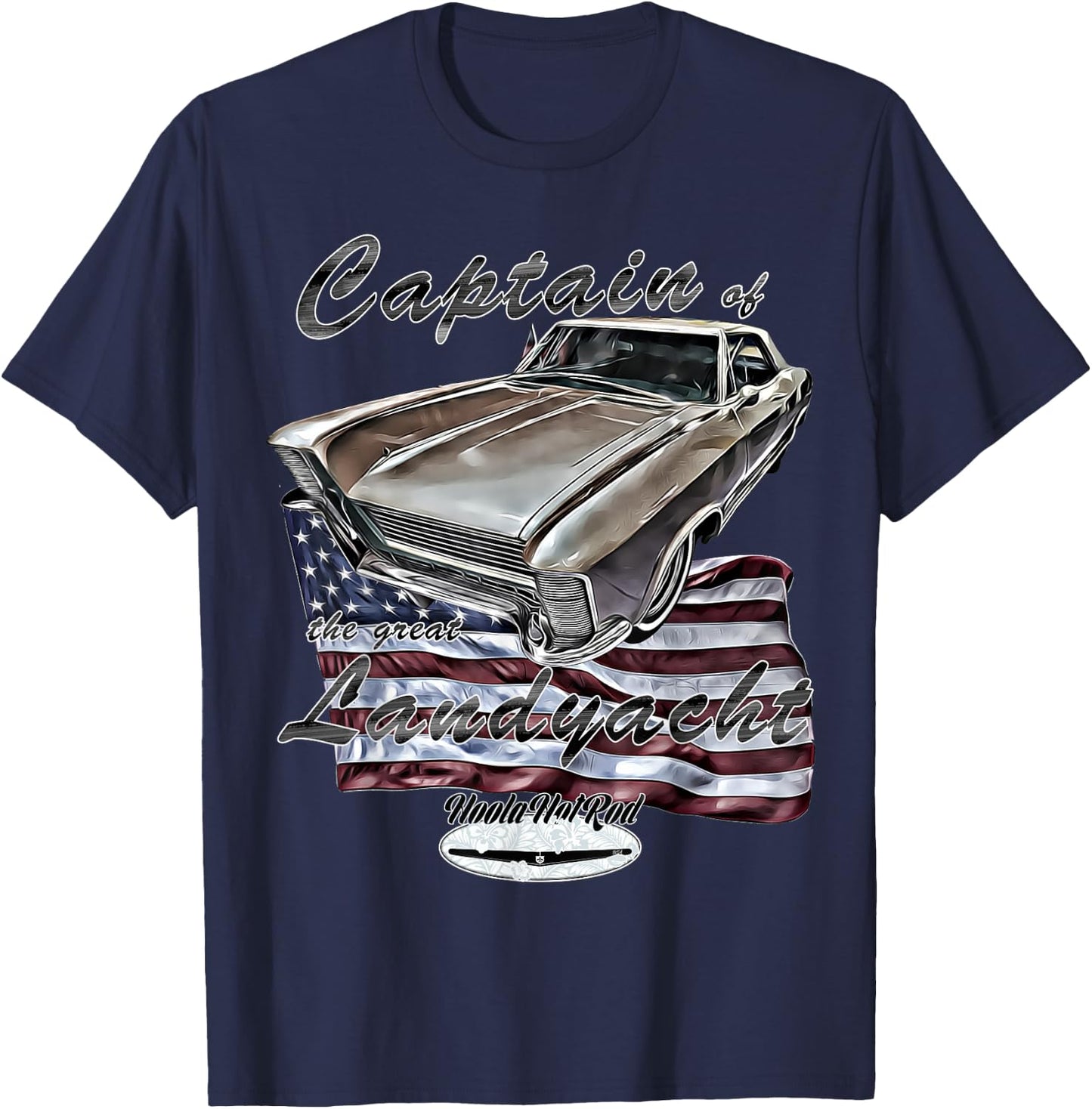 1965 Riviera, Hotrod, Muscle Car, Oldtimer, Vintage, Country Yacht T-Shirt - T-Shirt | Navy