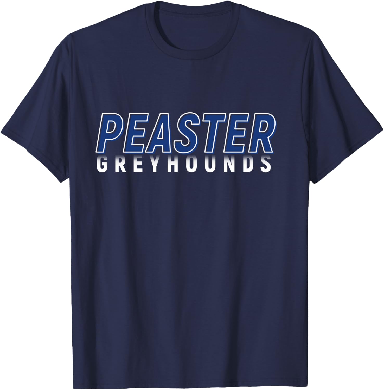 Peaster Texas Peaster Greyhounds T-Shirt - T-Shirt | Navy