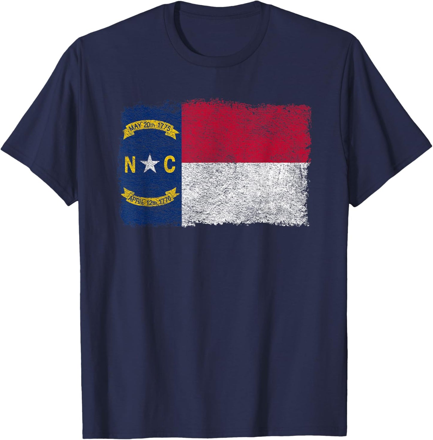 State of North Carolina Flag T-Shirt - T-Shirt | Navy