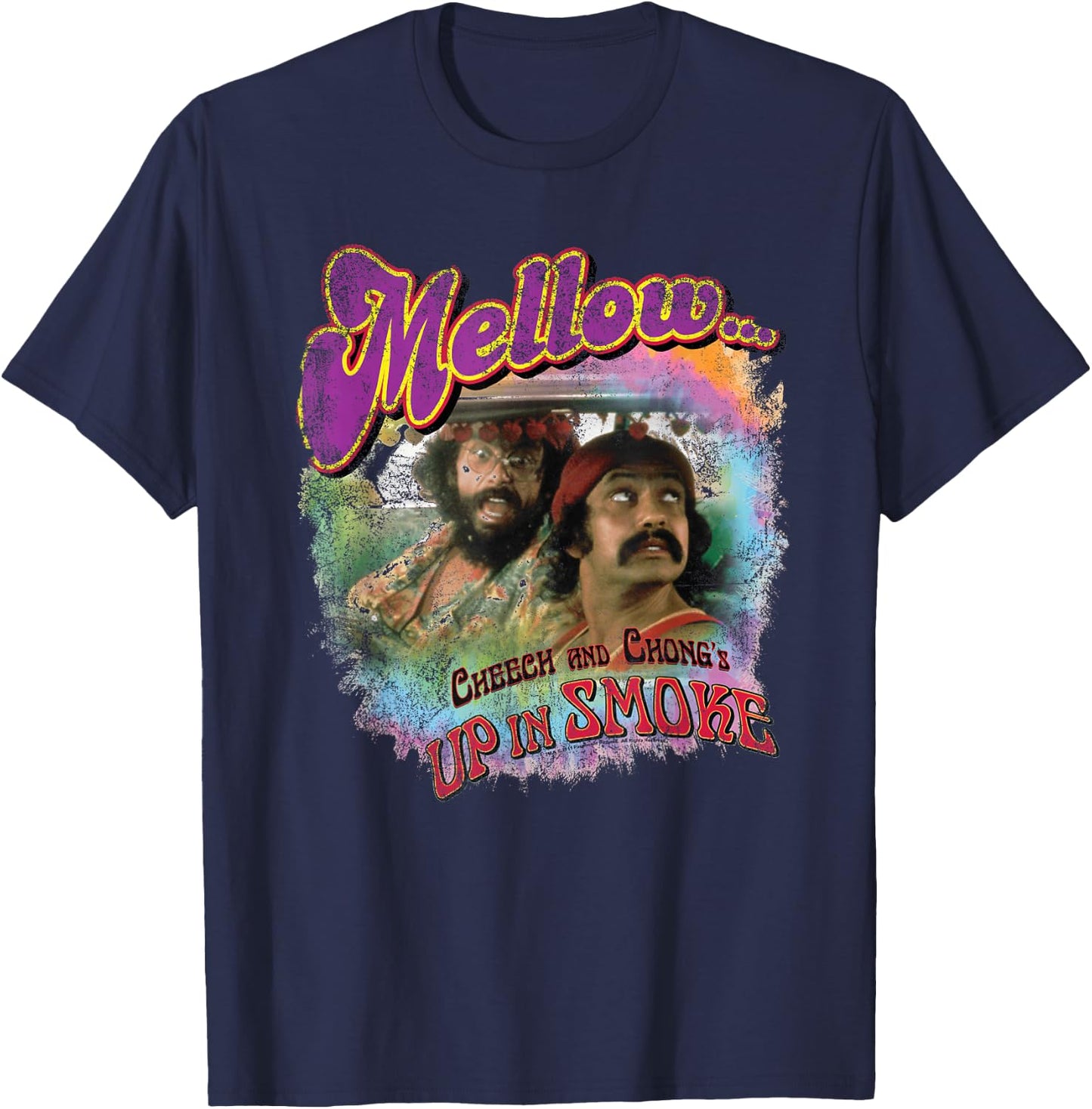 Up in Smoke Mellow T-Shirt - T-Shirt | Navy