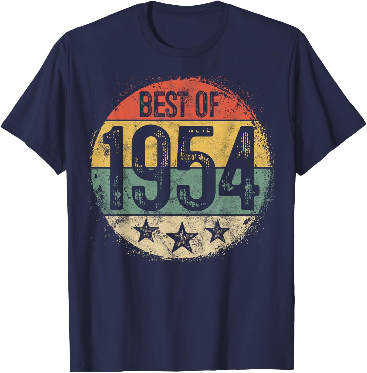 Best Of 1954 71st Birthday Gifts Women 71 Year Old T-Shirt - T-Shirt | Navy