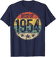 Best Of 1954 71st Birthday Gifts Women 71 Year Old T-Shirt - T-Shirt | Navy