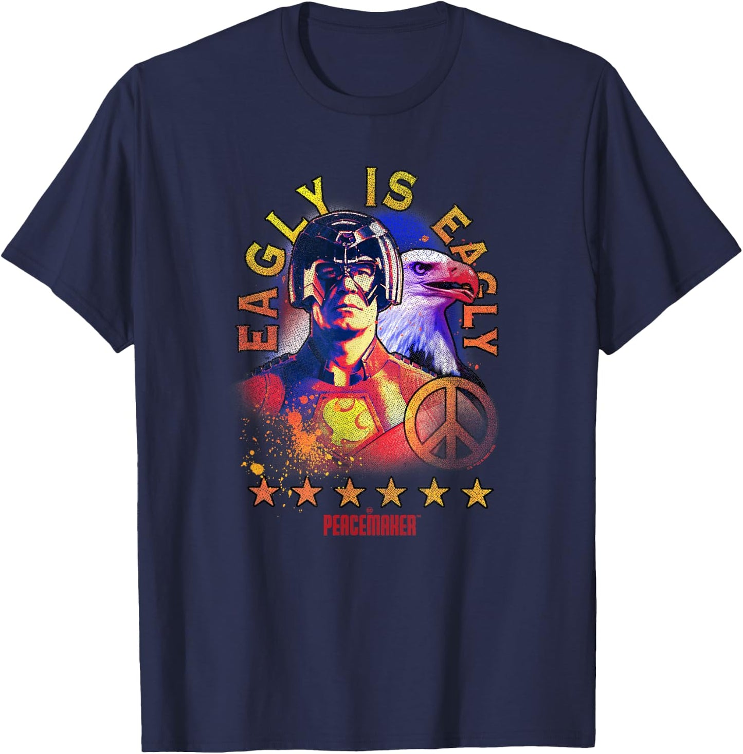 Peacemaker Eagly is Eagly Poster T-Shirt - T-Shirt | Navy