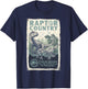 Jurassic World Dominion Velociraptor Raptor Country Poster T-Shirt - T-Shirt | Navy