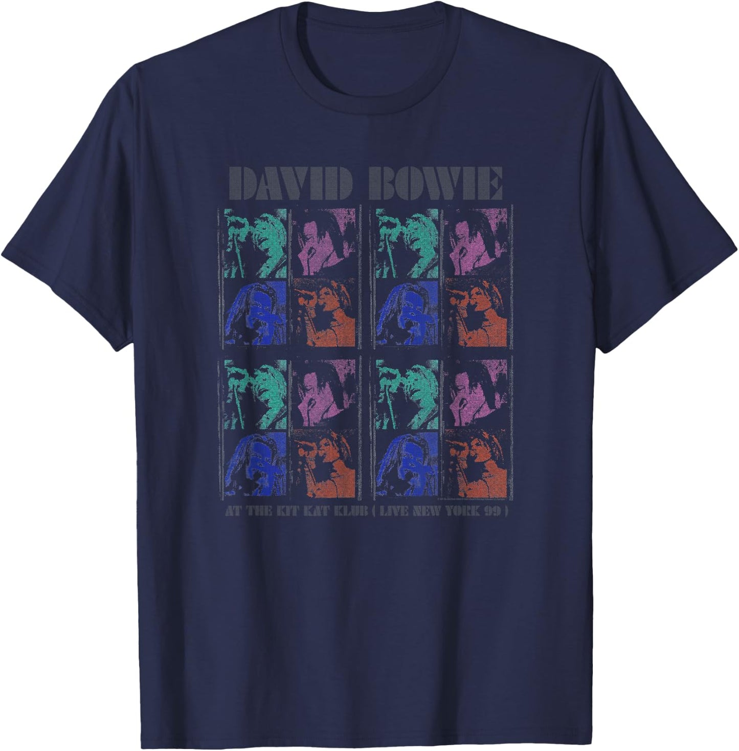 David Bowie - Kit Kat Klub New York 1999 T-Shirt - T-Shirt | Navy