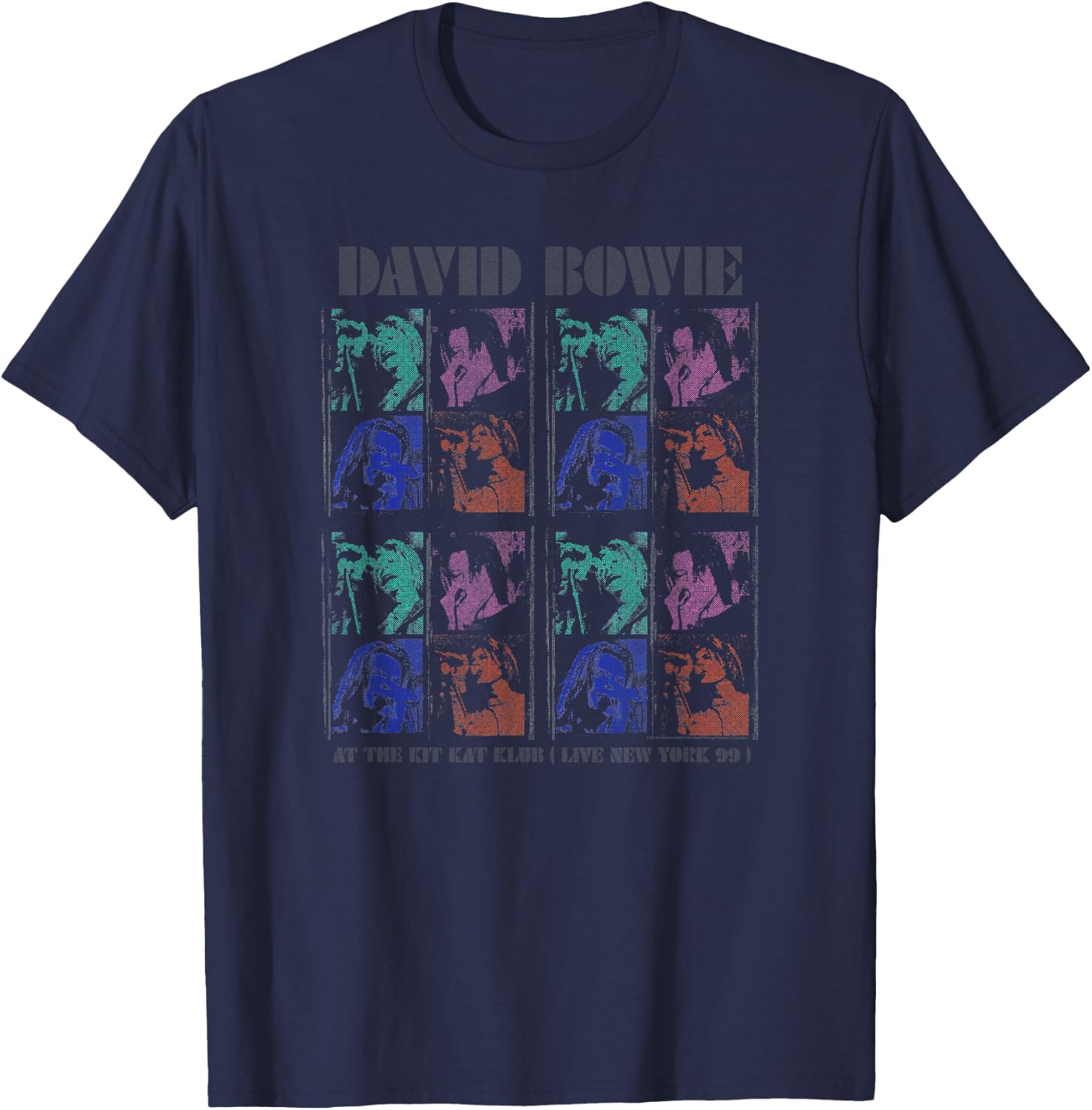 David Bowie - Kit Kat Klub New York 1999 T-Shirt - T-Shirt | Navy