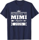Promoted to Mimi Again 2026 Grandma Reveal Vintage T-Shirt - T-Shirt | Navy