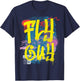Fly Guy 80s 90s Rap B-Boy Old School Hip Hop Graffiti T-Shirt - T-Shirt | Navy