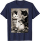 Funny Punk Tattoo Cats Rockabilly Art Meme Humor T-Shirt - T-Shirt | Navy