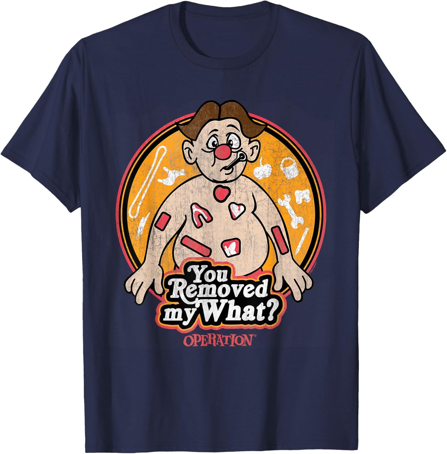 Operation Confused Operation Patient T-Shirt - T-Shirt | Navy