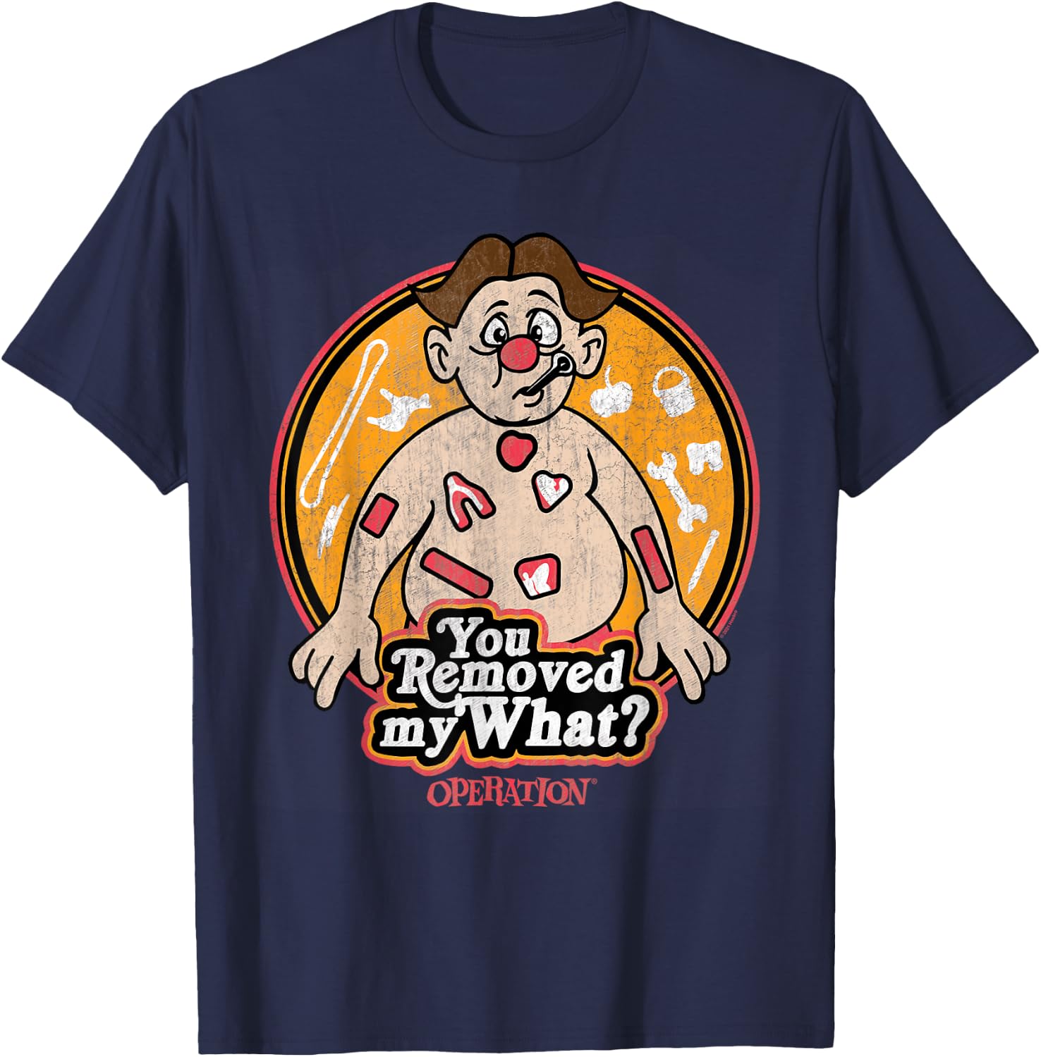 Operation Confused Operation Patient T-Shirt - T-Shirt | Navy