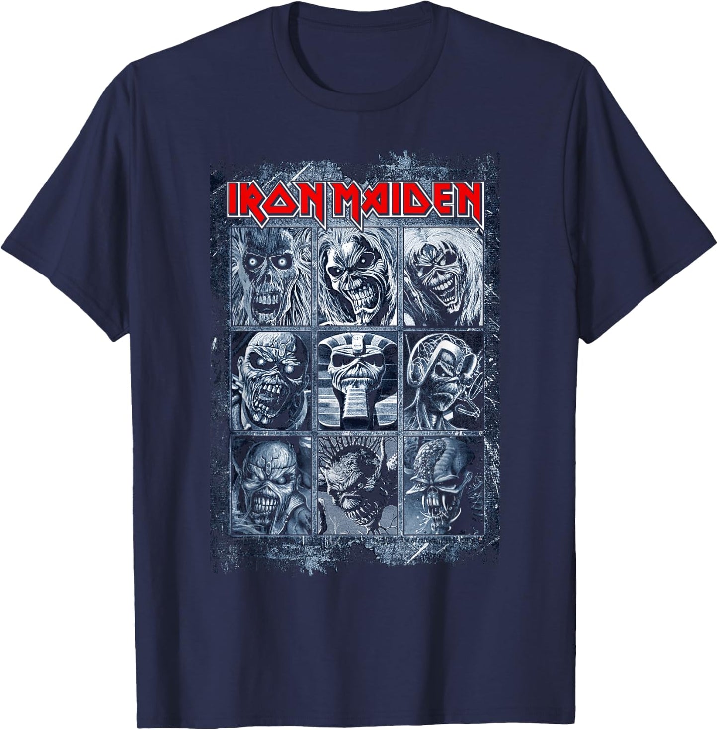 Iron Maiden - Nine Eddies T-Shirt - T-Shirt | Navy