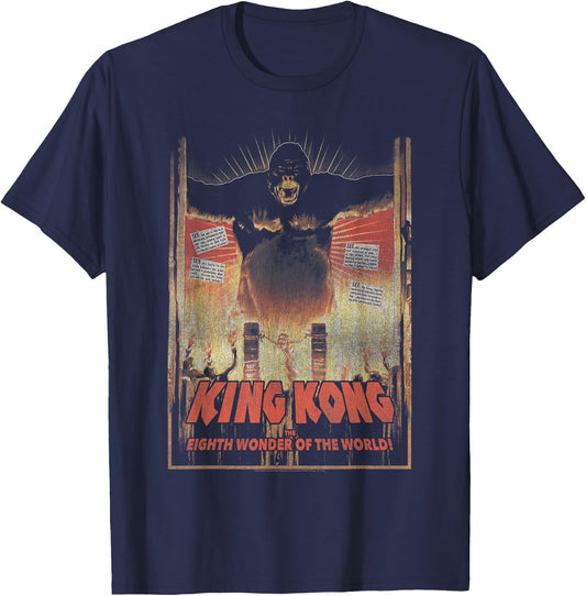 King Kong Eighth Wonder of The World T-Shirt - T-Shirt | Navy