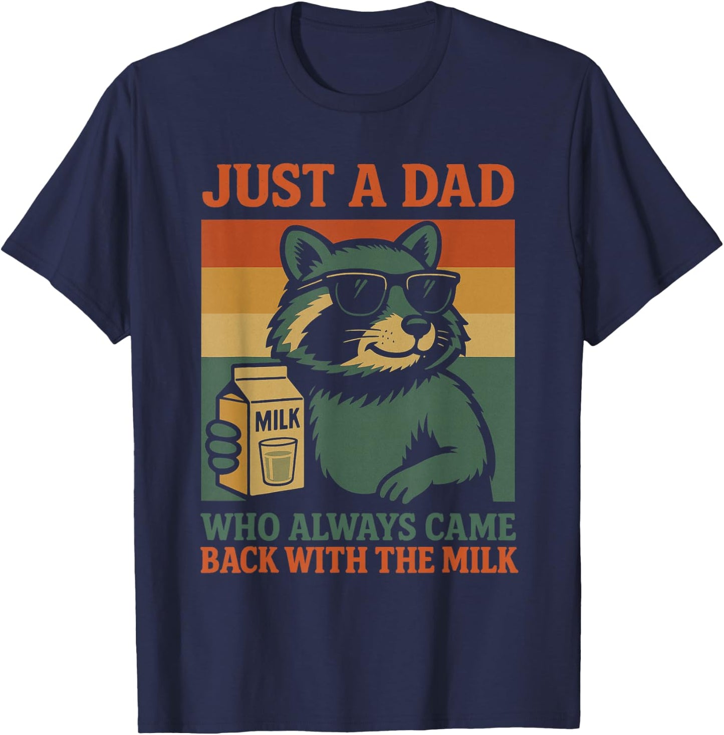 Funny Father Dad Gifts Men From Daughter Father's Day Dad T-Shirt - T-Shirt | Navy