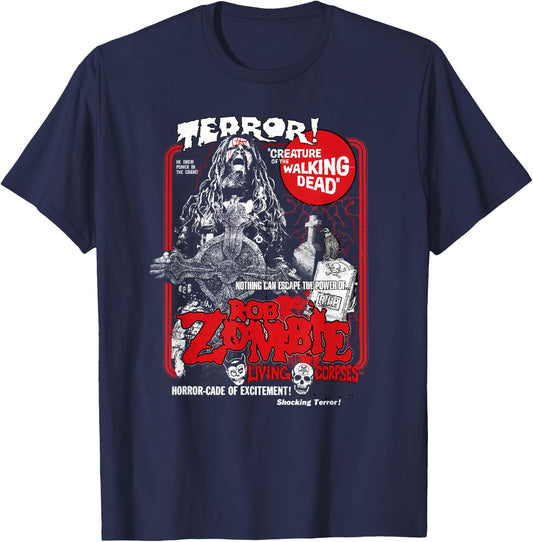 Rob Zombie – Creature Of The Walking Dead T-Shirt - T-Shirt | Navy