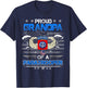 Proud Grandpa Of A Army 82Nd Airborne Paratroope Veteran T-Shirt - T-Shirt | Navy