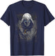 Marvel Moon Knight Glowing Eyes Egyptian Hieroglyphs T-Shirt - T-Shirt | Navy