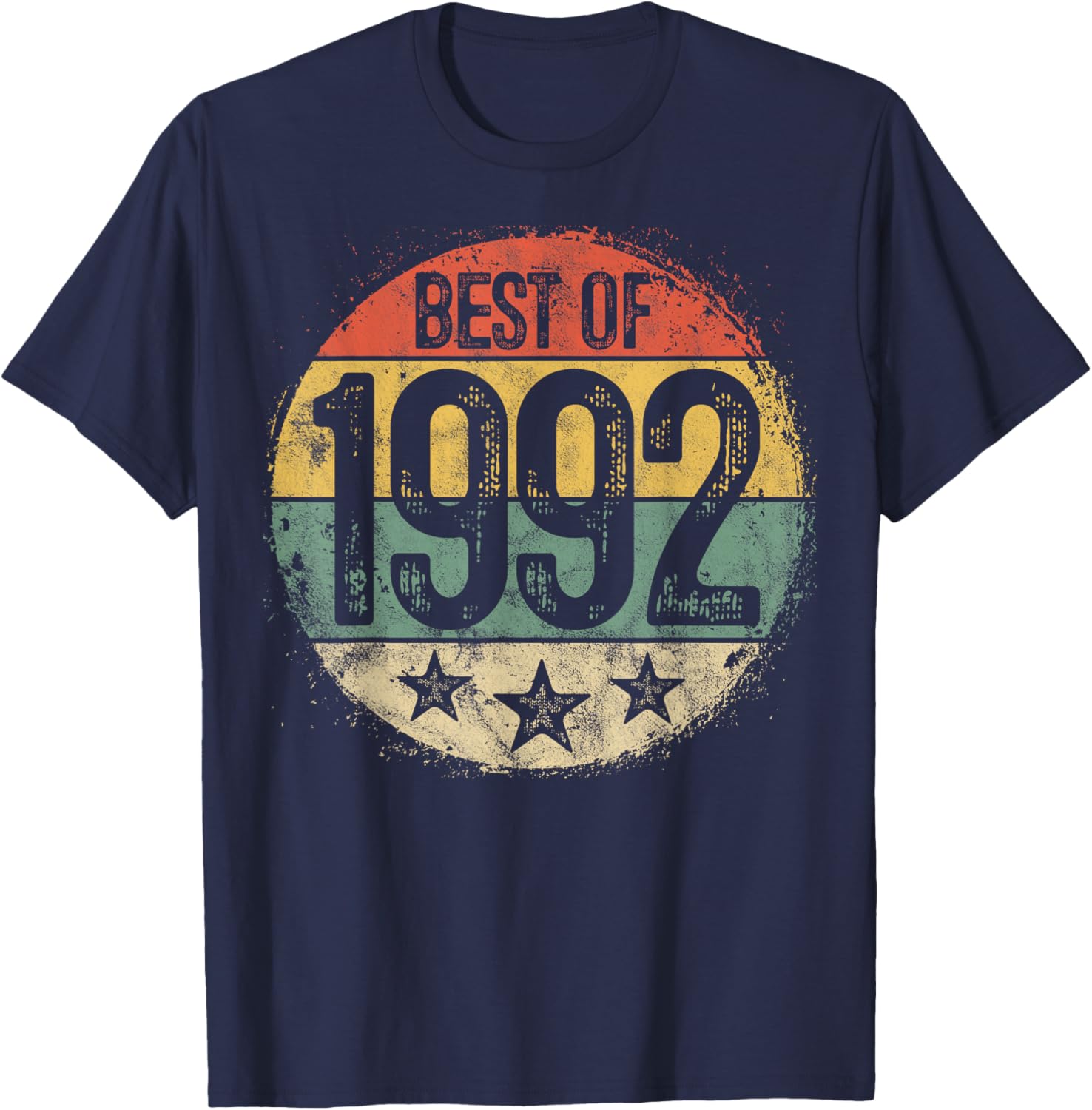 Best Of 1992 33rd Birthday Gifts Women 33 Year Old T-Shirt - T-Shirt | Navy
