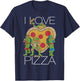 Teenage Mutant Ninja Turtles Pizza My Heart Graphic T-Shirt - T-Shirt | Navy
