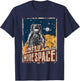 I Need More Space - Universe Planets Astronaut T-Shirt - T-Shirt | Navy