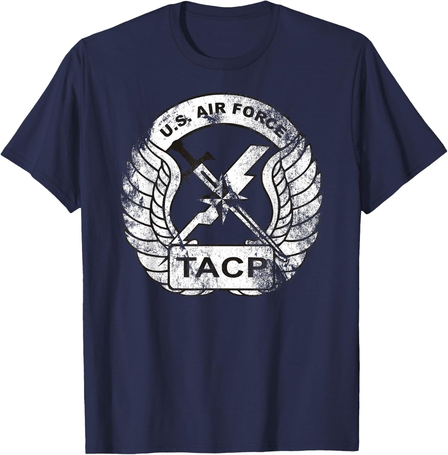 US Air Force Tactical Air Control Party (TACP) Cn Distressed T-Shirt - T-Shirt | Navy