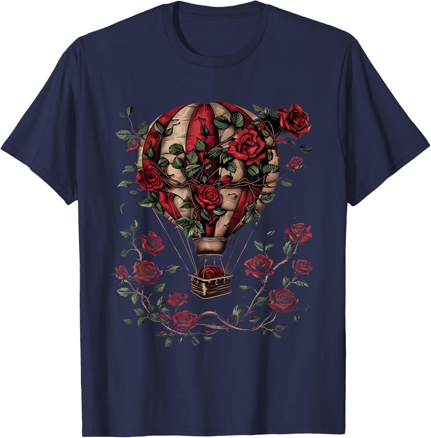 Hot Air Balloon Ride Festival Hot Air Ballooning T-Shirt - T-Shirt | Navy