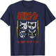 Hiss Rock Cats Rock T-Shirt - T-Shirt | Navy