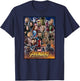 Marvel Avengers Infinity War Team Headshots Graphic T-Shirt - T-Shirt | Navy