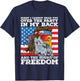 Eagle Mullet Party in the Back Sound of Freedom 4th of July Women Men T-Shirt - T-Shirt | Navy
