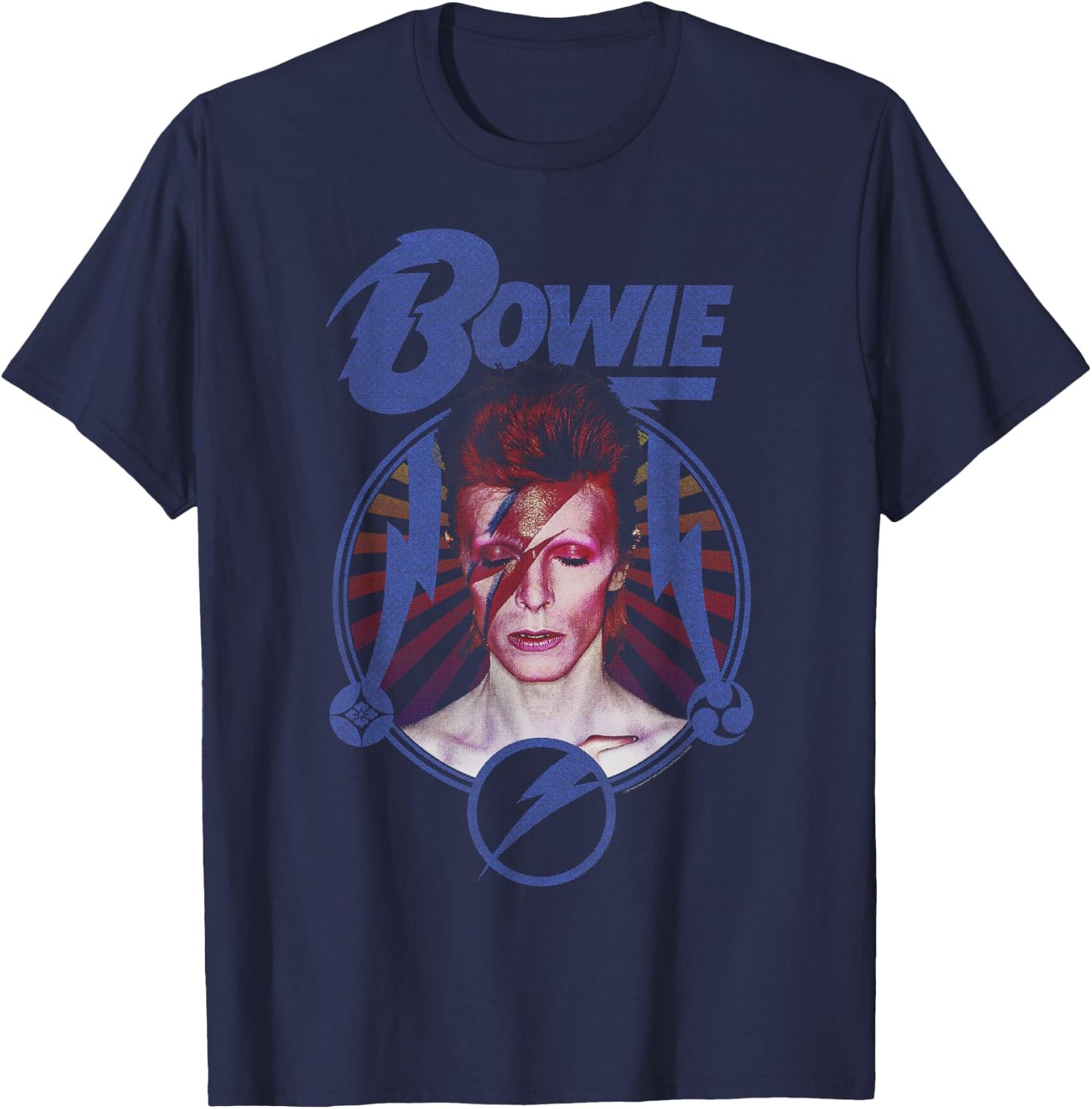 David Bowie - Blue Lightning T-Shirt - T-Shirt | Navy