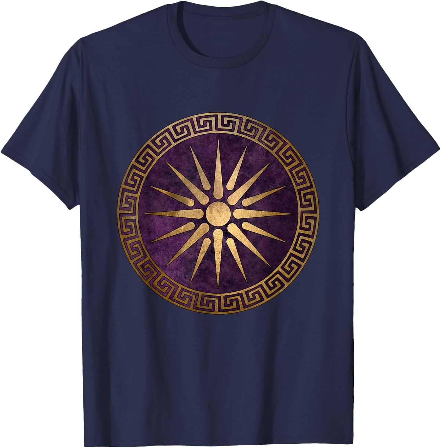 Macedonian Ancient Greek Sign Alexander the T-Shirt - T-Shirt | Navy