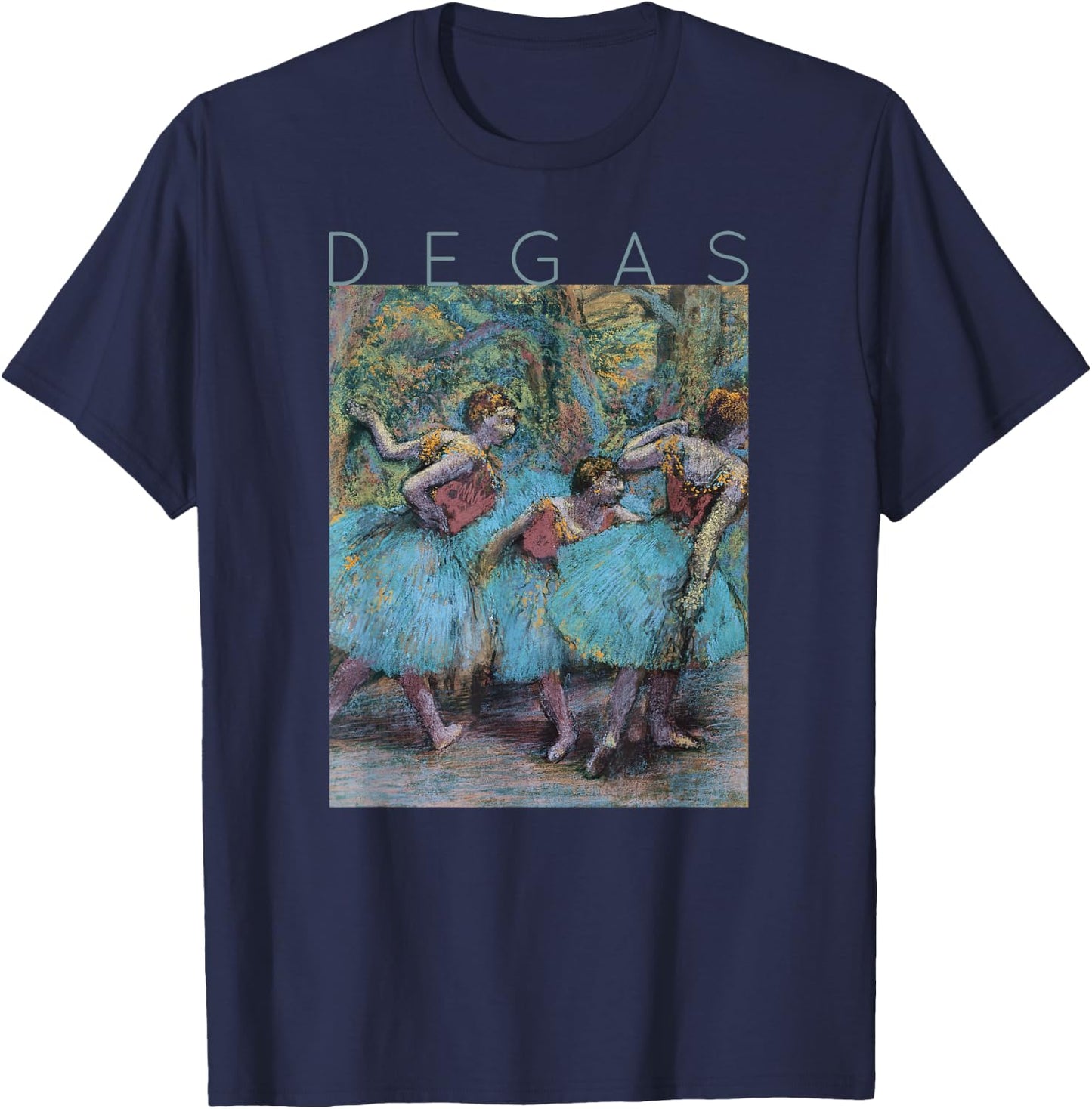 Edgar Degas Dancer for Artist and Ballerina T-Shirt - T-Shirt | Navy