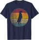 Meerkat - Retro Style Vintage Funny 80s 90s Men Women T-Shirt - T-Shirt | Navy