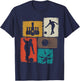 Bowling Collage Bowler Men Women Coach Youth T-Shirt - T-Shirt | Navy