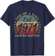 Est. 1971 54th Birthday Limited Edition 54 Year Old T-Shirt - T-Shirt | Navy