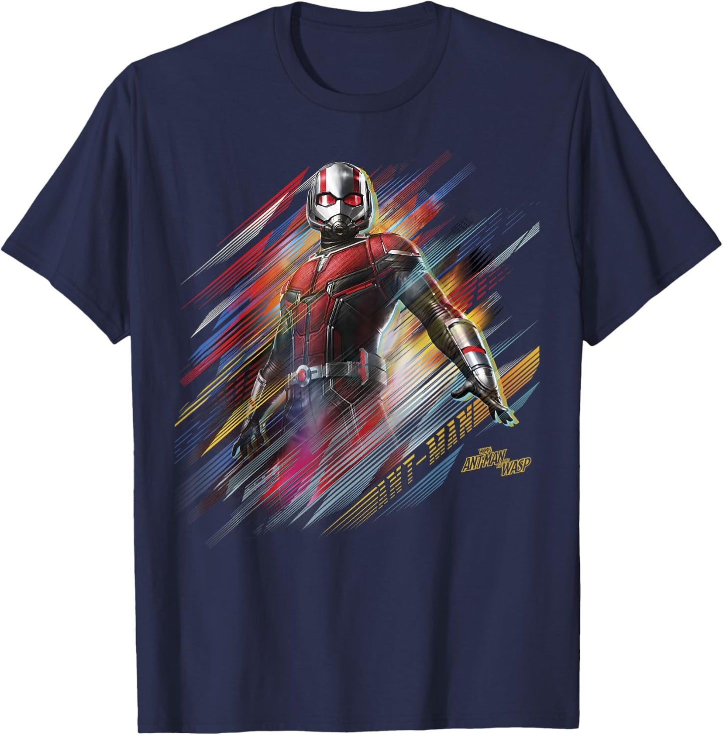 Marvel Ant-Man & The Wasp Abstract Shutter Graphic T-Shirt - T-Shirt | Navy