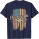 Electrician American Flag Electrical Gift Usa Patriotic T-Shirt - T-Shirt | Navy