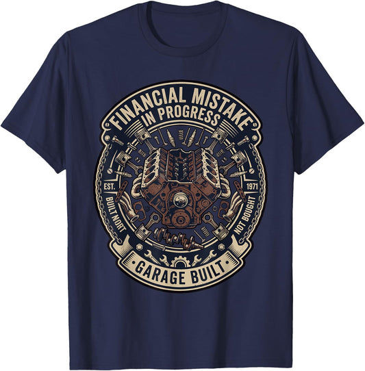 Mechanic Funny T-Shirt - T-Shirt | Navy