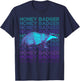 Honey Badger Retro T-Shirt - T-Shirt | Navy
