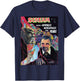 Halloween Horror Vintage Werewolf Vampire Comic Book Retro T-Shirt - T-Shirt | Navy