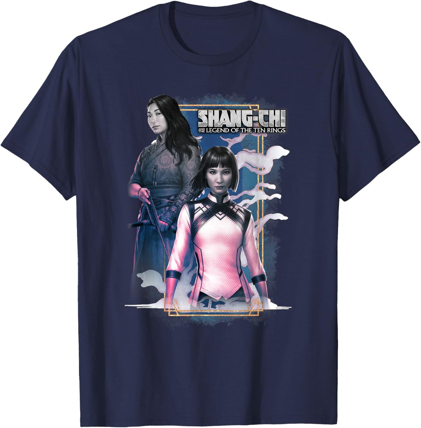 Marvel Shang-Chi Girl Team Poster T-Shirt - T-Shirt | Navy