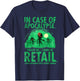 Retail Worker Funny Zombie Halloween T-Shirt - T-Shirt | Navy