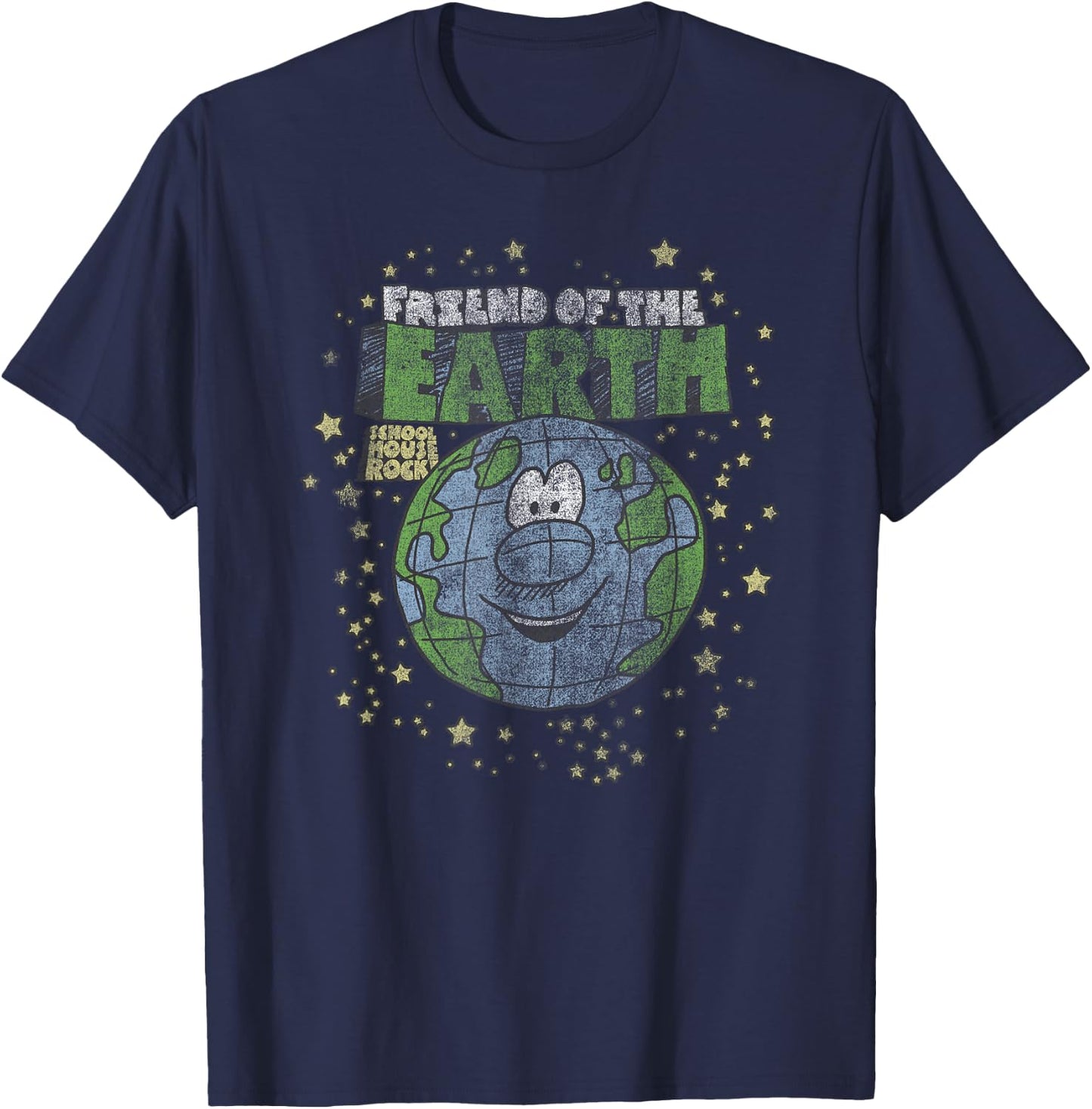 Schoolhouse Rock Friend of the Earth T-Shirt - T-Shirt | Navy