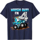 4 Years Old 4th Birthday Shark Boy Girl Monster Truck Gamer T-Shirt - T-Shirt | Navy