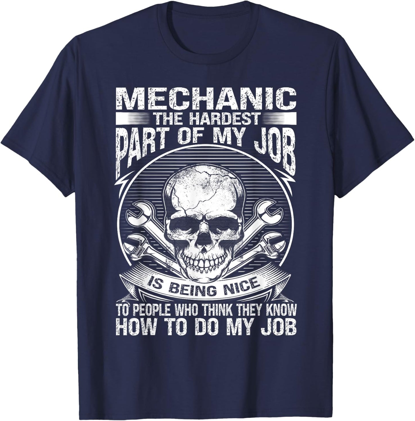Mechanic Car Guy Auto Mechanic T-Shirt - T-Shirt | Navy