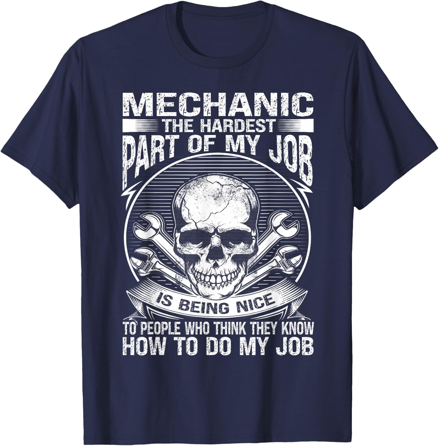 Mechanic Car Guy Auto Mechanic T-Shirt - T-Shirt | Navy