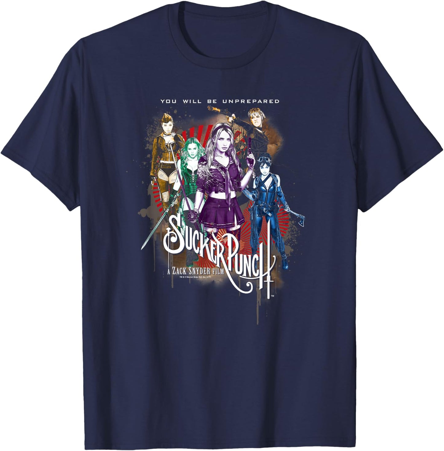 Sucker Punch Unprepared T-Shirt - T-Shirt | Navy