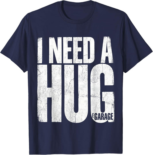 I Need A Huge Garage Funny Car Enthusiast Mechanic Retro T-Shirt - T-Shirt | Navy
