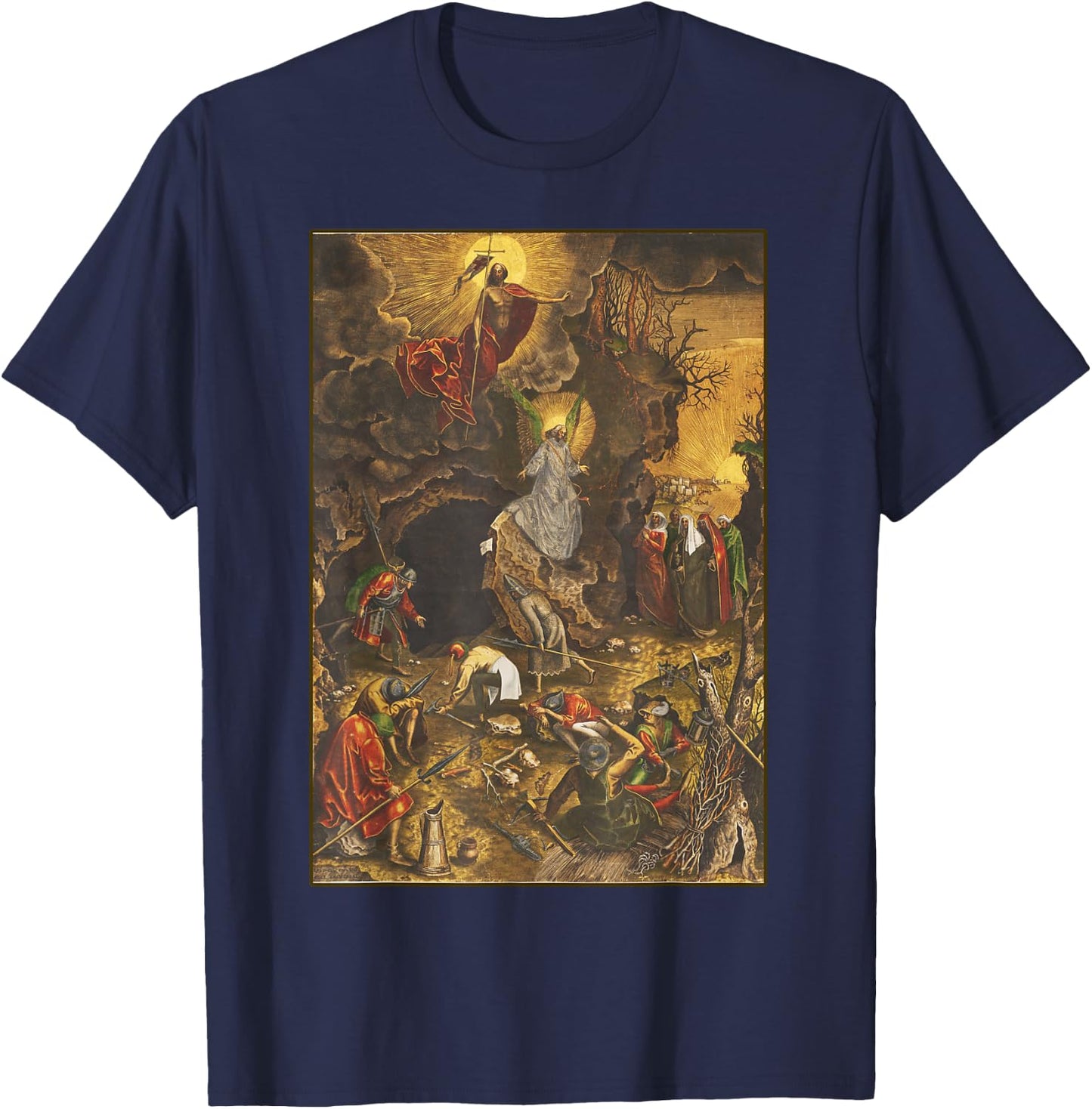 The Resurrection of Jesus Christ T-Shirt - T-Shirt | Navy