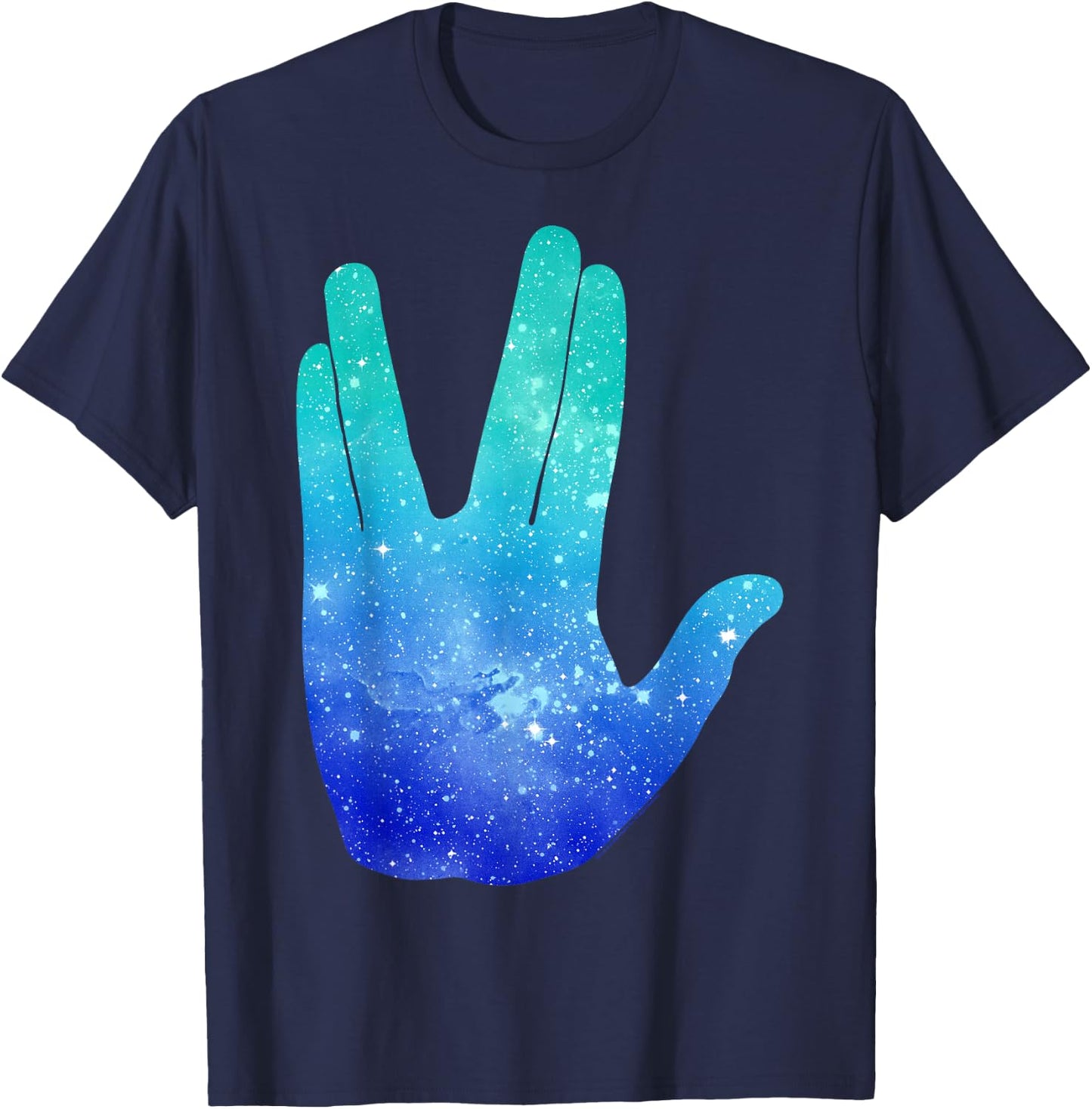 Star Trek The Original Series Live Long & Prosper T-Shirt - T-Shirt | Navy